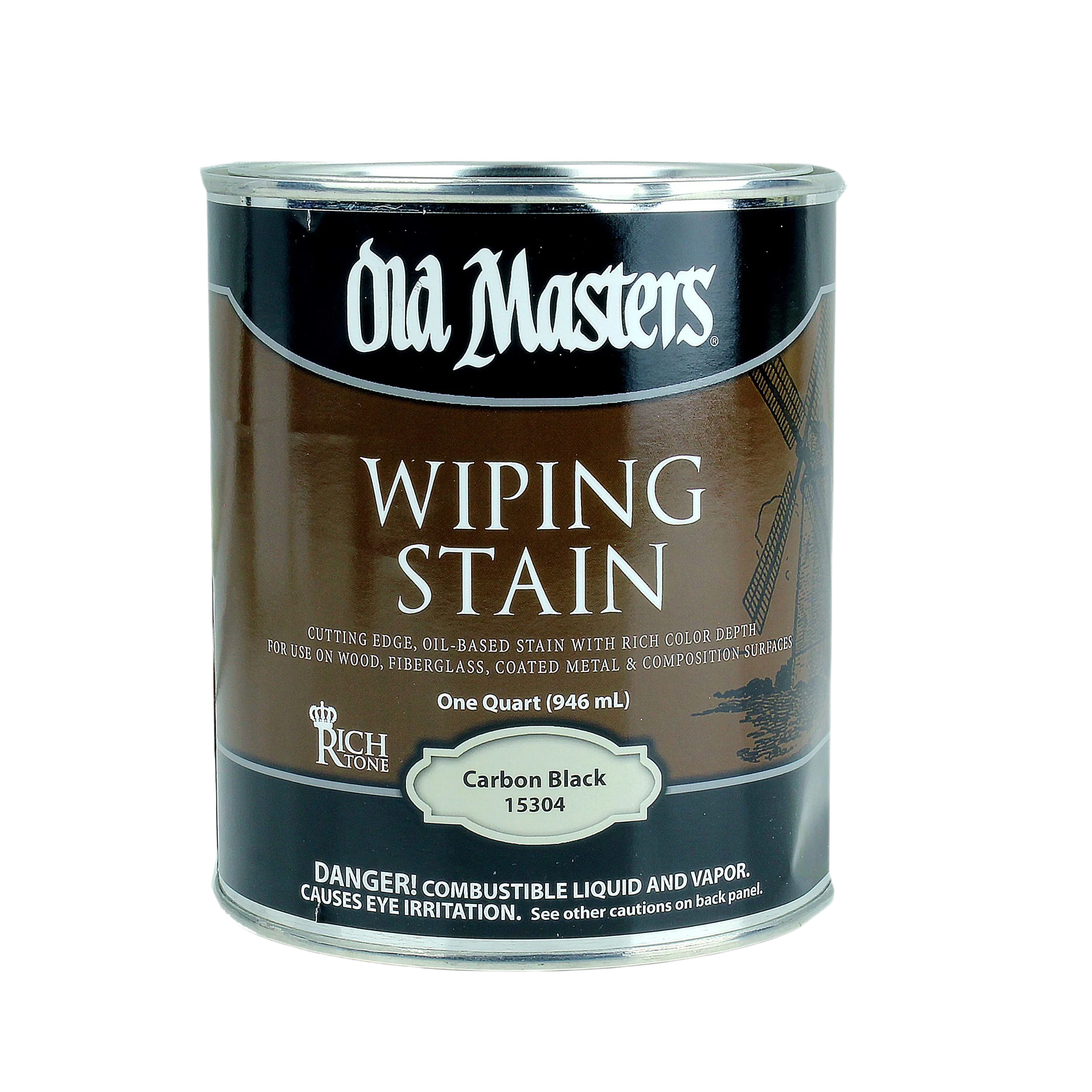 Outstanding Old Masters Carbon Black Wiping Stain 1 2 Pint Eco-Friendly