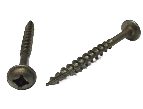 Recyclable Pan American Screw Round Washer Head Wood Screw 8 x 1-1 4 Genuine