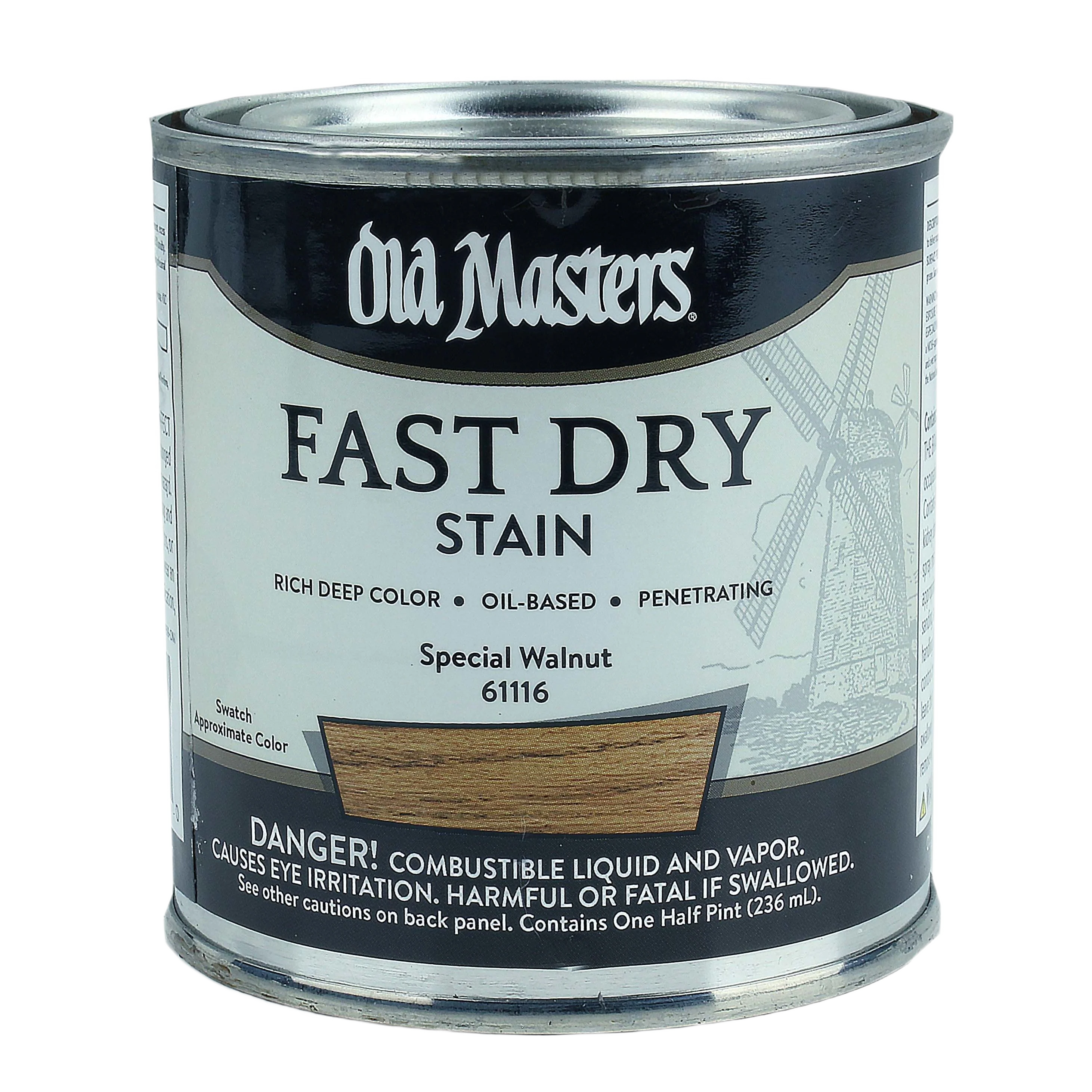 Original Design Old Masters Special Walnut Fast Dry Stain 1 2 Pint Refined