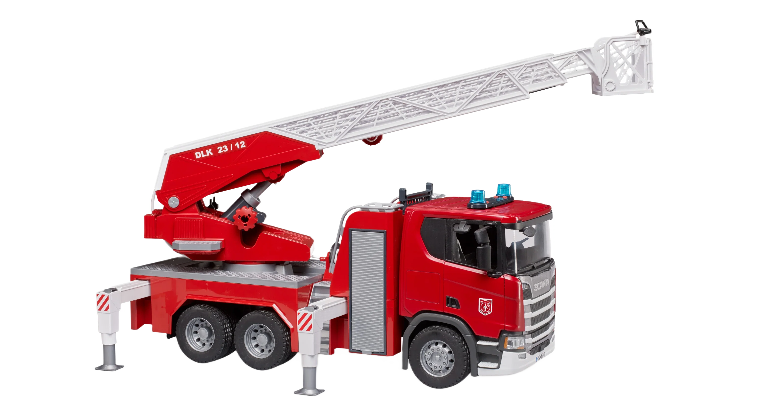 Eco-Friendly Bruder Scania Super 560R Fire Engine w Water Pump and LS Module Environmentally Friendly