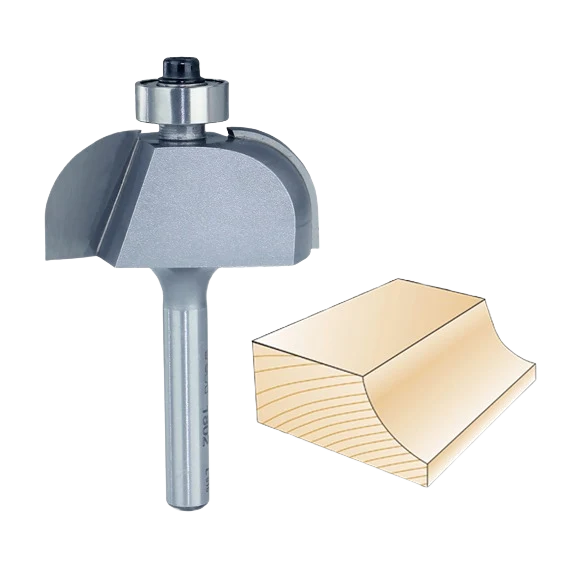 Smooth Whiteside Cove Bit 1 4 in. SH x 1 2 in. R Comfortable