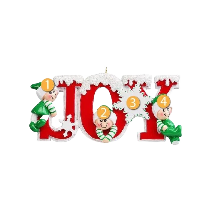 Stylish Rudolph Me Personalized Joy Ornament Selected