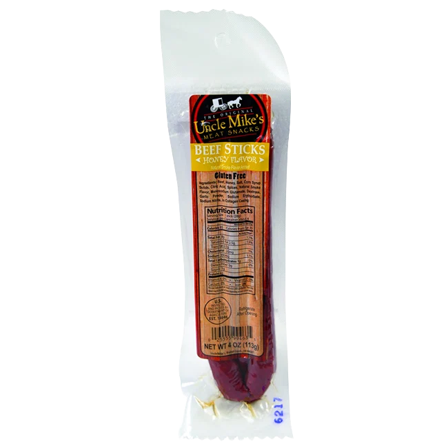 Comfortable Uncle Mike's Honey Beef Stick 4 oz. Efficient