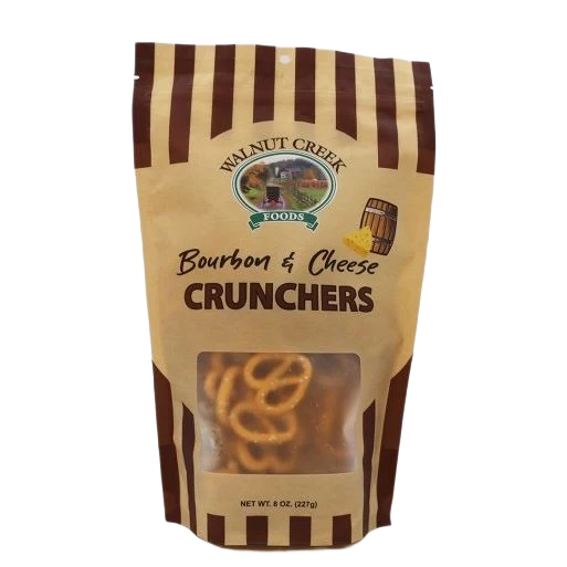 Dependable Walnut Creek Bourbon Cheese Crunchers - Pretzels Premium