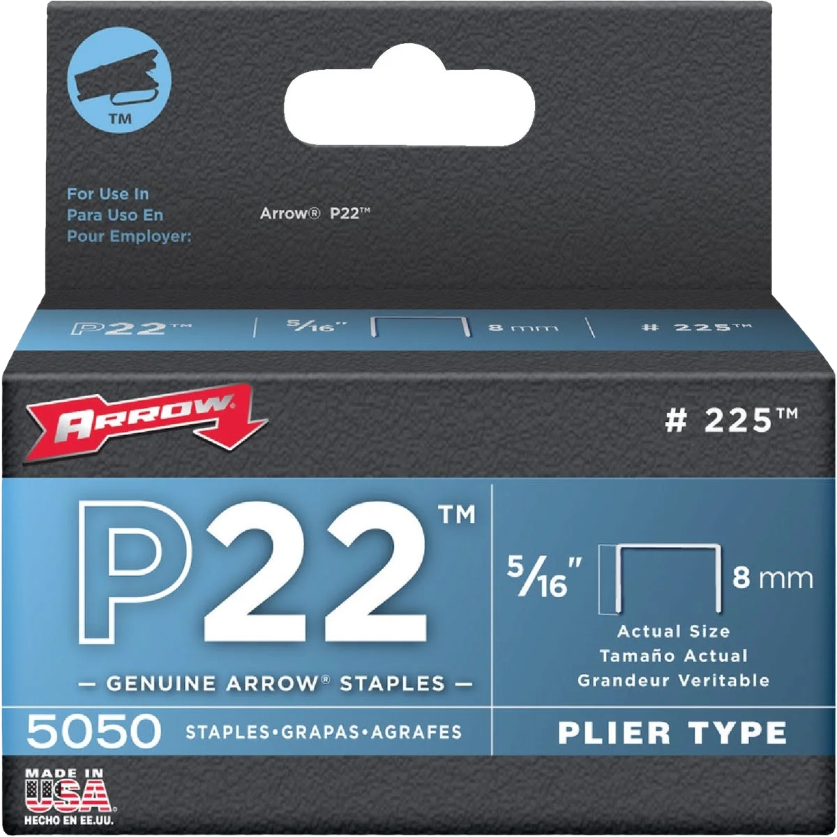 Long-Lasting Arrow Plier Type Staple 5 16 Professional