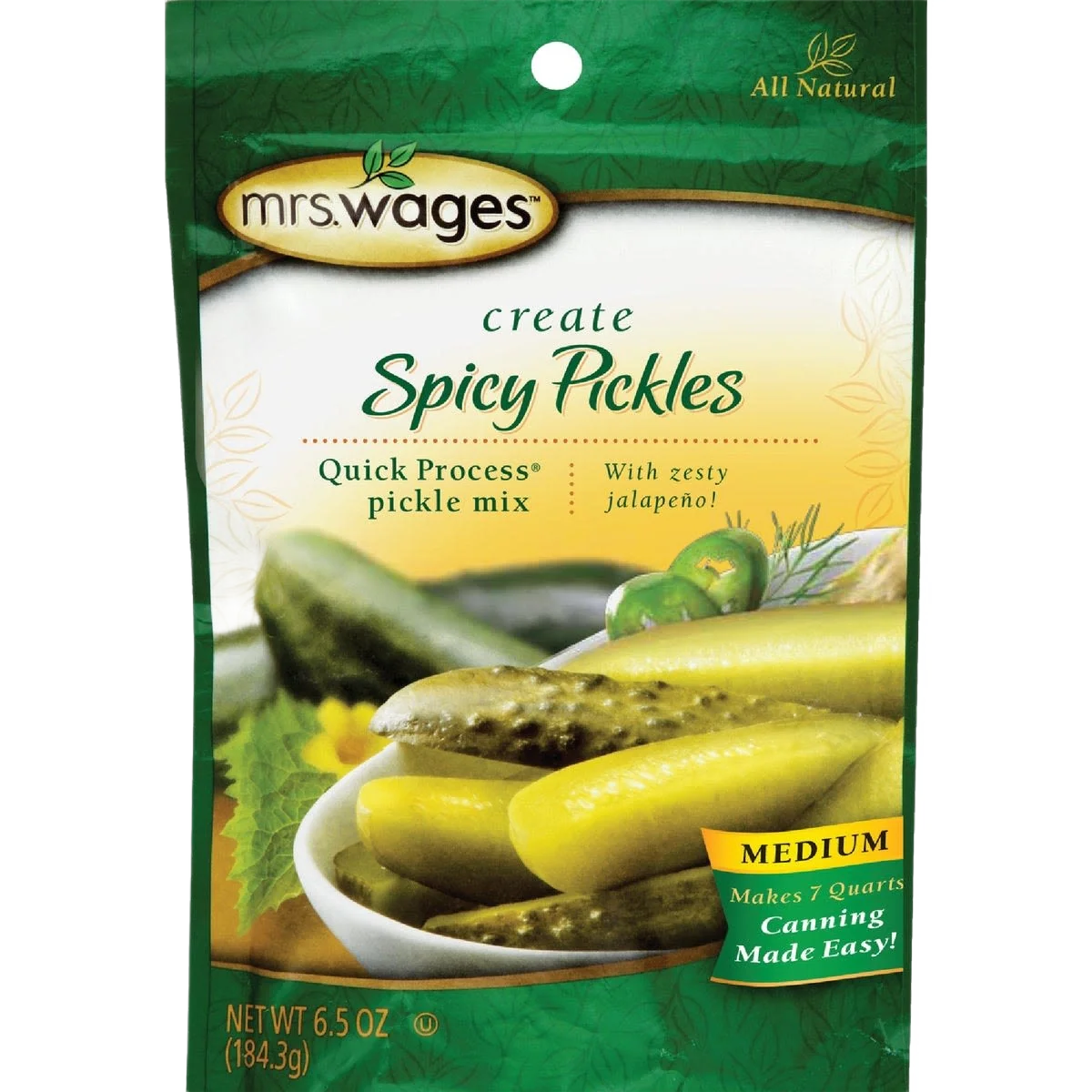 Sophisticated Mrs. Wages Medium Spicy Pickling Mix 6.5 oz. Refined