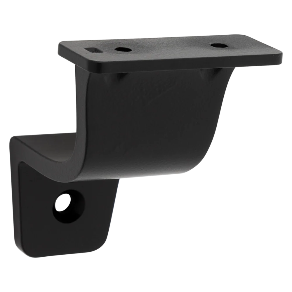 Enhanced National Hardware 3 Matte Black Cooper Handrail Bracket Optimized