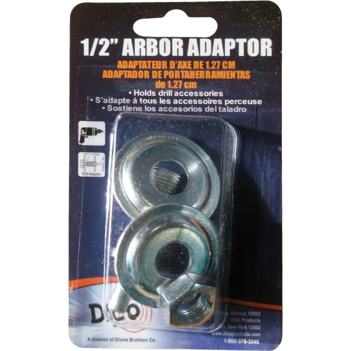Reliable Dico 1 2 in. Arbor Adapter World-Class