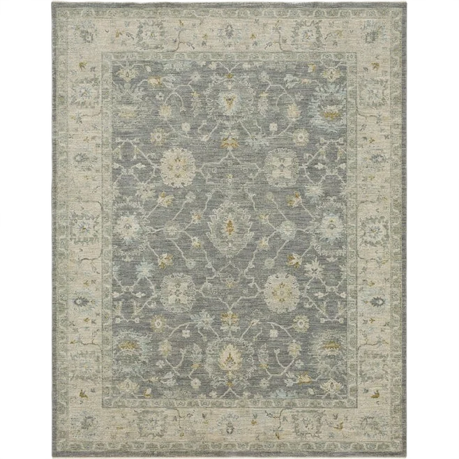 Refined Karastan Aadalia Kahta Dark Gray Rug 5' x 7'6 Efficient
