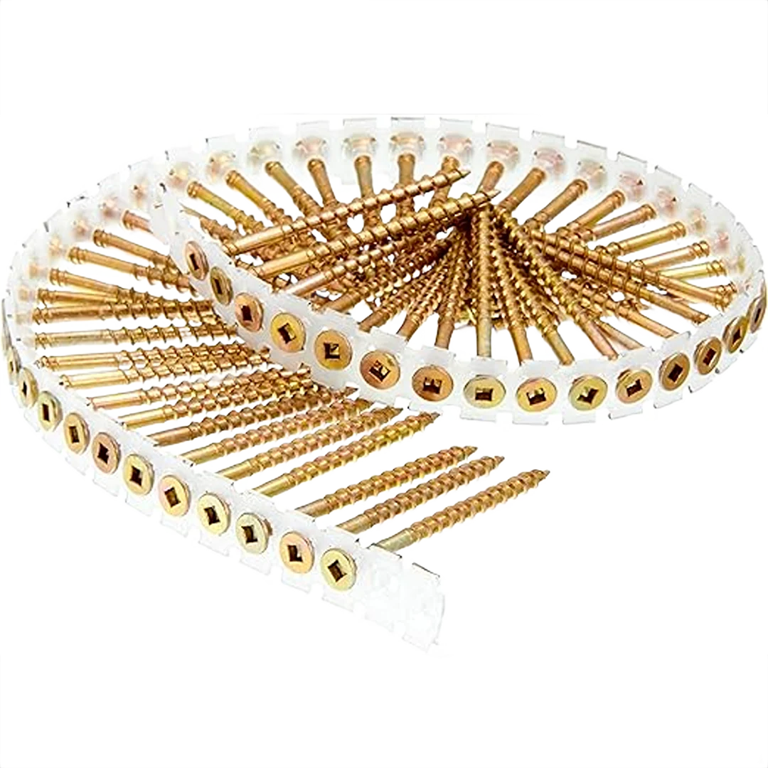 Lightweight Senco 8-Gauge 2-1 2 Collated Subfloor Screws 800ct Top-Quality