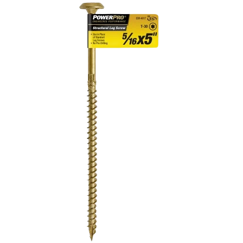 Reliable Power Pro 5 16 In. x 5 In. Structural Lag Screw Fine Crafted