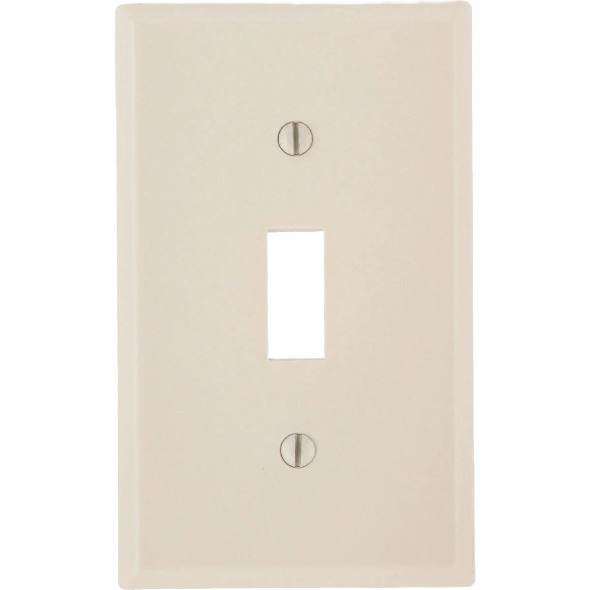 Specialty Leviton 1-Gang Smooth Plastic Almond Toggle Switch Wall Plate Environmentally Friendly
