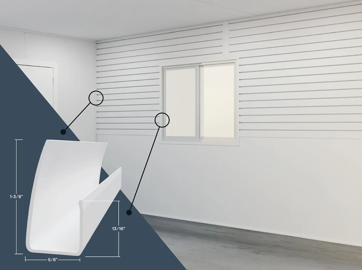 Premium 3 4 in. x 10 ft. White J Trim Secure
