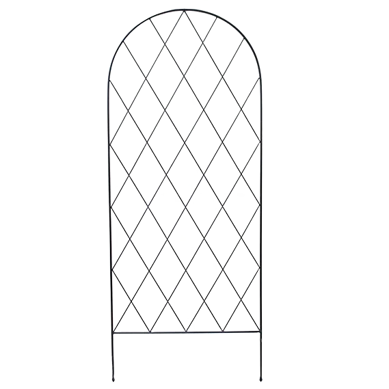 Quality Border Concepts Black Cottage Trellis 36 x 88 in. Convenient