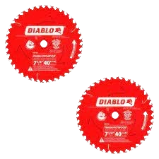 Trendy Diablo 7-1 4 x 40-Tooth Finishing Saw Blade 2-Pack Expertly Made