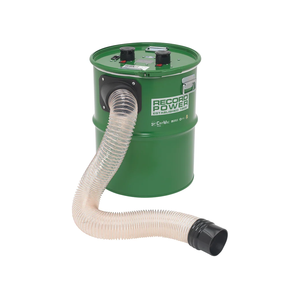 Carefully Designed Record Power CamVac 90L 2200W Twin Motor Cyclonic Dust Extractor Traditional