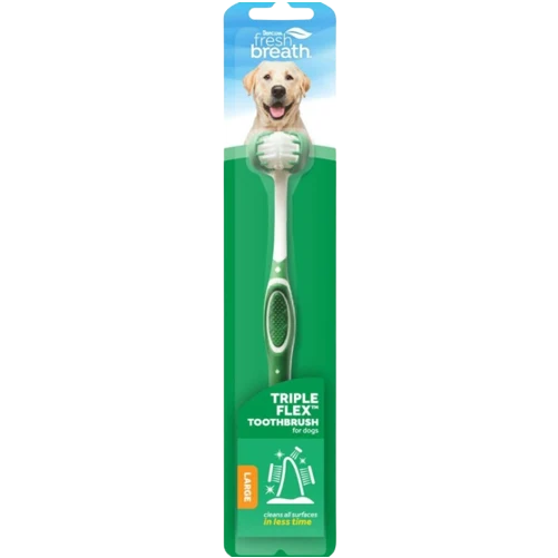 Fine Crafted TropiClean Fresh Breath Triple Flex Toothbrush Elegant