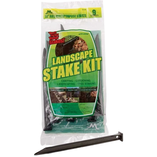 Smart Master Mark Black Landscape Stakes 9 Pack Dependable