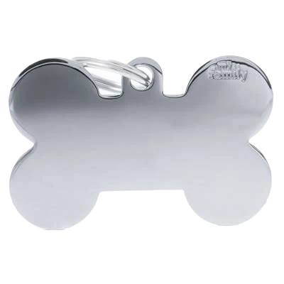 Carefully Designed MyFamily XL Chrome Bone ID Tag Innovative