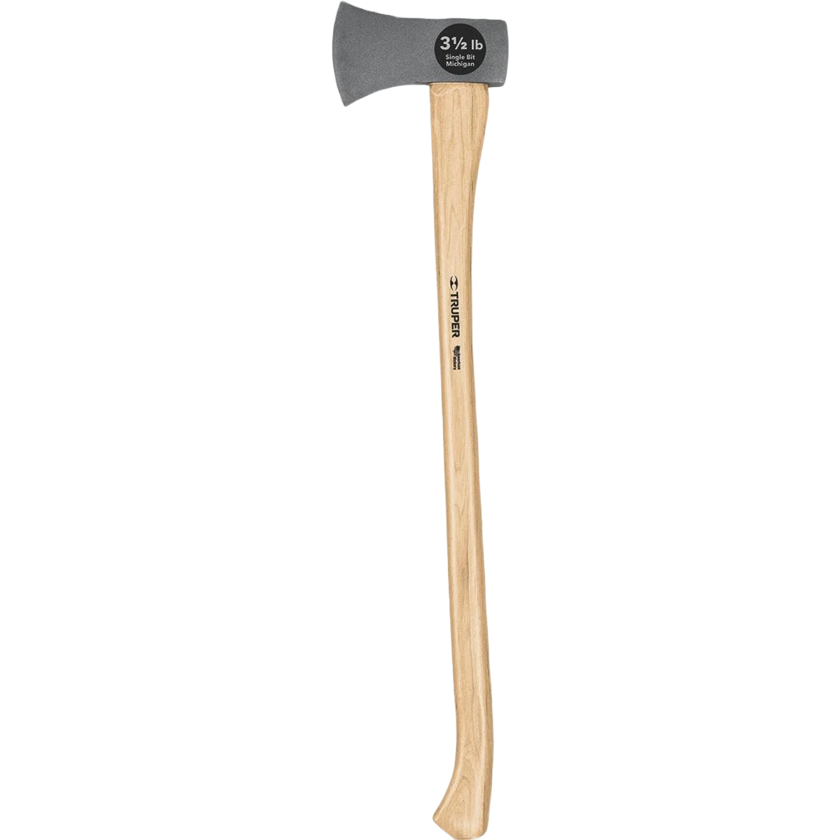 Trendy Truper Single Bit Michigan Pattern Axe with Hickory Handle 36 in. Environmentally Friendly