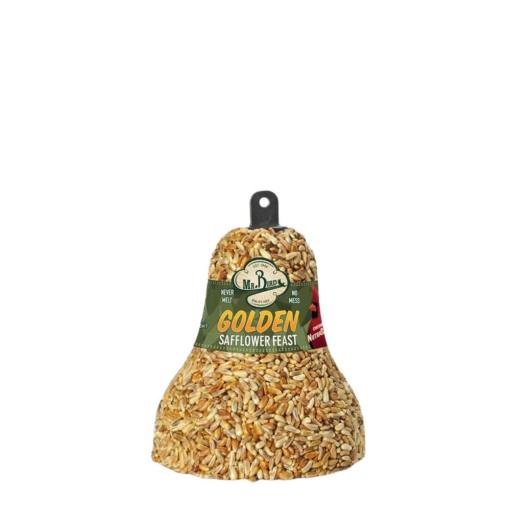 Recyclable Mr. Bird Golden Safflower Seed Bell Long-Lasting