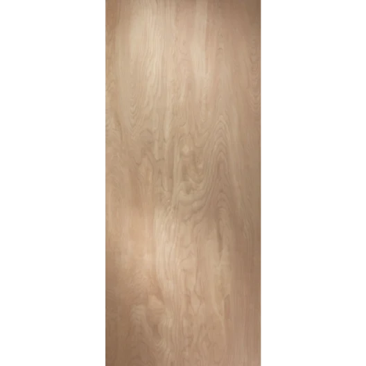 Authentic 36 in. x 80 in. Flush Birch Hollow Core Pre-Hung Interior Door RH Refined