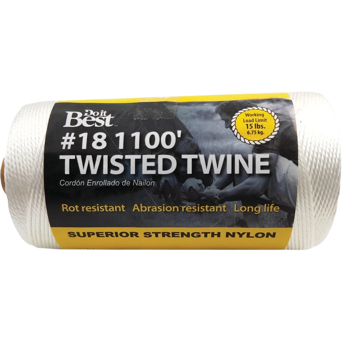 Traditional Do it 18 White Nylon Twisted Twine 1 100 ft. Exclusive