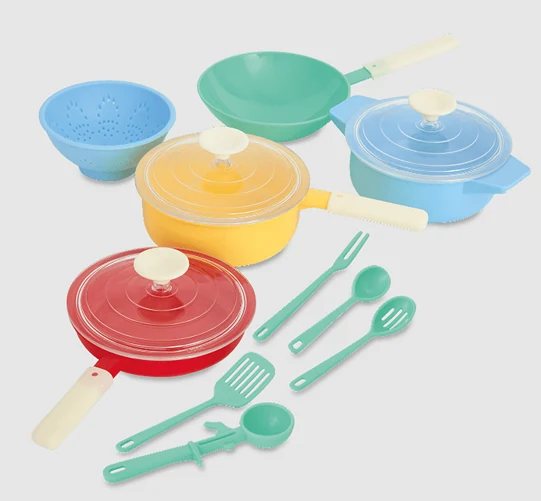Natural Casdon Pan Toy Set Reusable