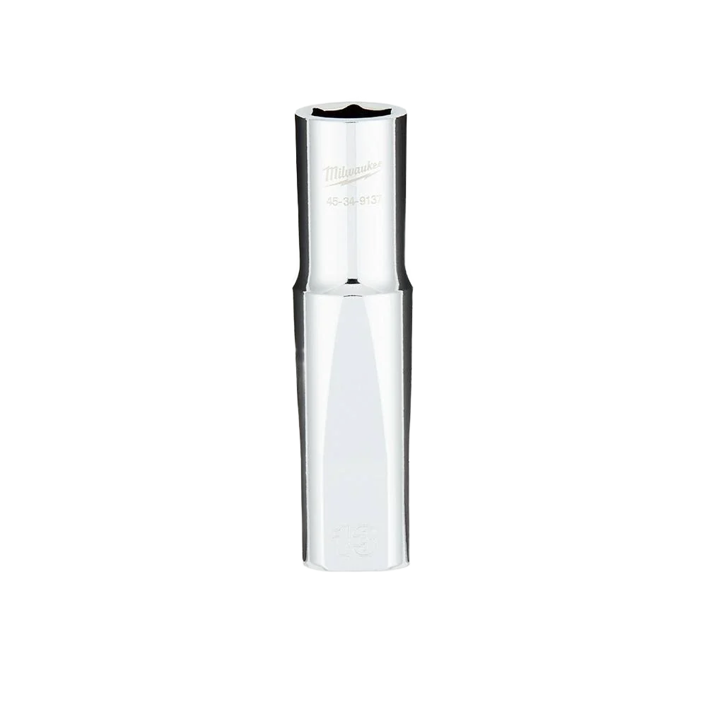Sustainable Milwaukee 1 2 Drive 13-mm Deep Socket w FOUR FLAT™ Sides Excellent
