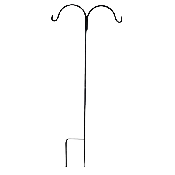 Superior Border Concepts Short Black Off Set Double Crane Hook 5 ft. x 4 in. Certified