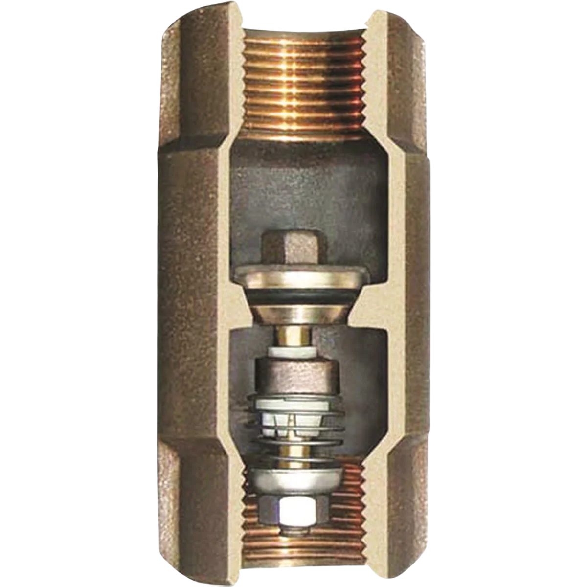 Original Simmons 3 4 In. Silicon Bronze Check Valve Lead- Functional