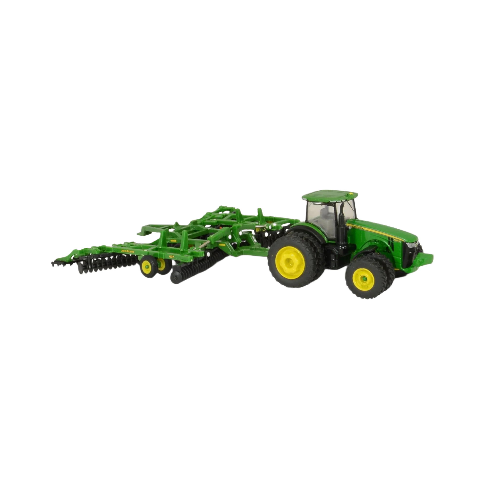 High-Grade Ertl John Deere 1 64 Scale Model 8320R Tractor with 637 Disk Trendy
