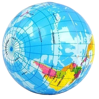 Casual Keycraft Soft Globe Stess Ball