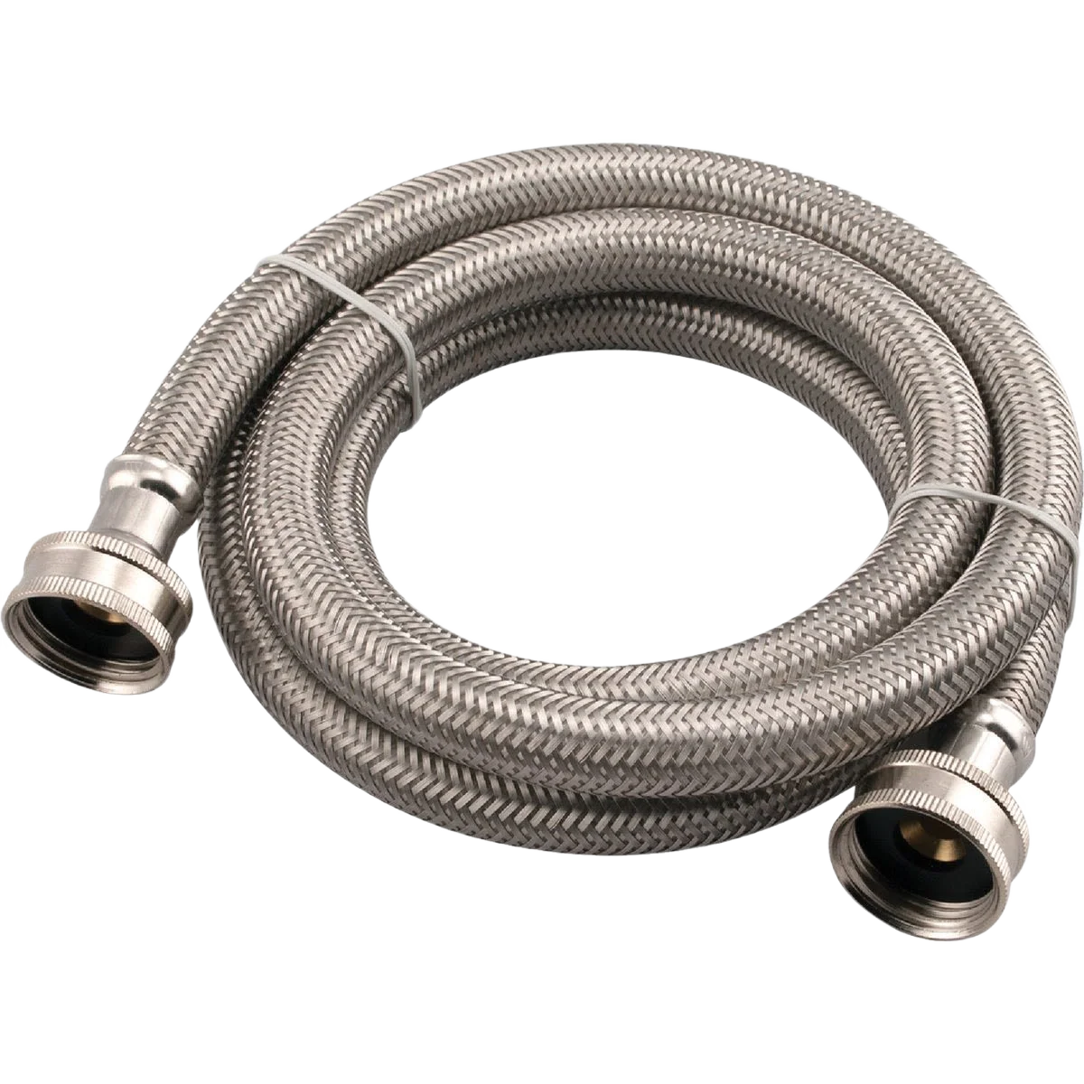 Proven B K 5 Ft. Stainless Steel 125 PSI Washing Machine Hose Reusable