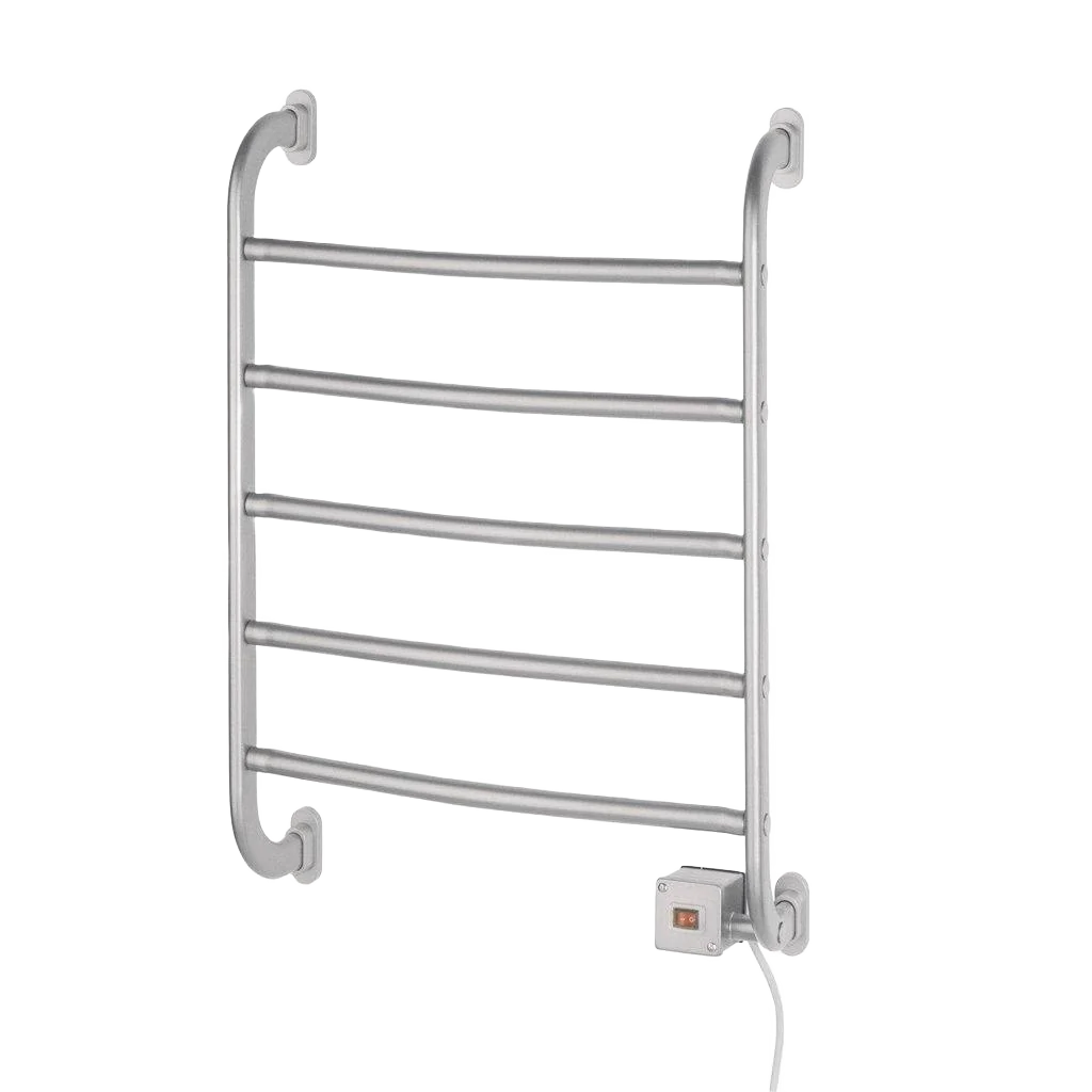 Responsible Jerdon Style Nickel Regent Towel Warmer 26.25 in. Solid