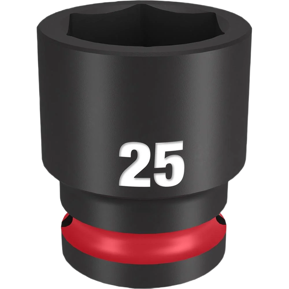 Organic Milwaukee SHOCKWAVE™ Impact Duty™ 1 2 Drive 25-mm Square 6 Point Socket High-Grade