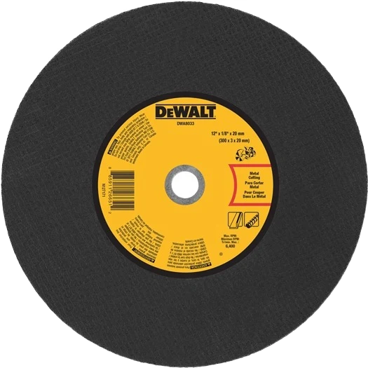 High-Grade DEWALT 12 x 1 8 x 20mm Metal Cut-Off Wheel Fine