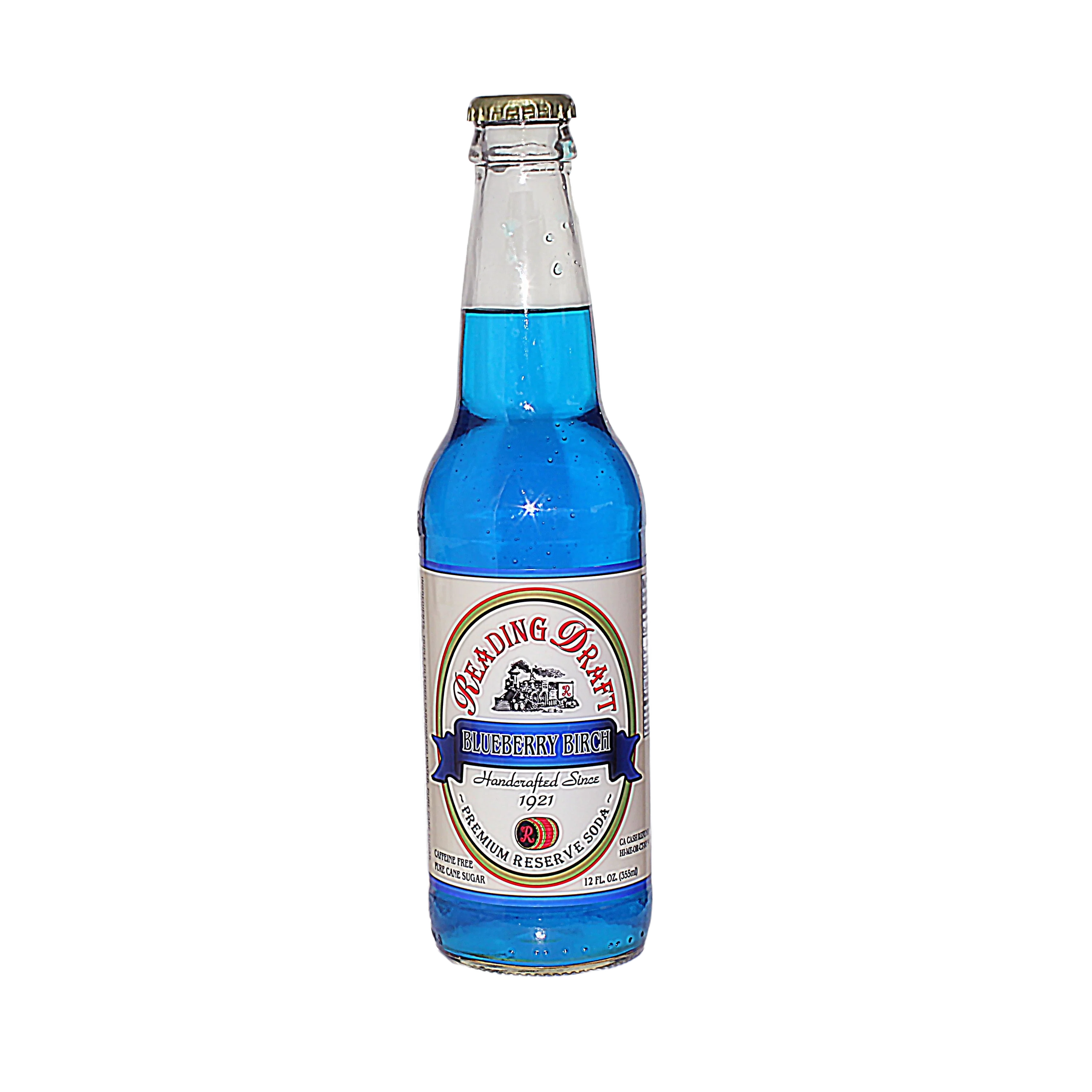 Advanced Reading Draft Blueberry Birch Soda 12 oz. Certified