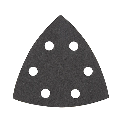 Easy-to-Use Milwaukee Open-Lok™ 240-Grit Triangle Sandpaper 6-Pack Green