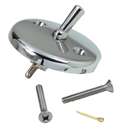 Next-Generation Danco Overflow Plate with Trip Lever in Chrome Premium