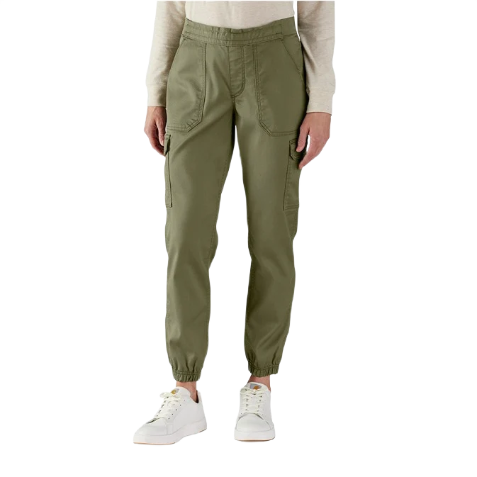 Fine Crafted Carhartt Med Womens Dusty Olive TENCEL™ Fiber Series Relaxed Fit Twill Pants User-Friendly