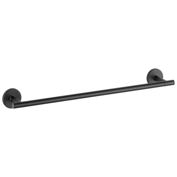 Carefully Designed Delta Trinsic Matte Black Towel Bar 18 in. Outstanding