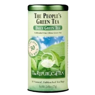 Reliable The Republic of Tea The People's Green Tea Tin 50 Bags Effective