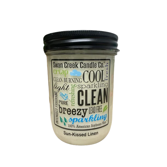 Contemporary Swan Creek Sun-Kissed Pantry Jar Candle 12 oz. Authentic