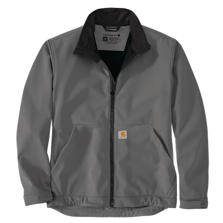 First-Class Carhartt Men's 2XL Steel Rain Defender® Relaxed Fit Softshell Jacket Unique