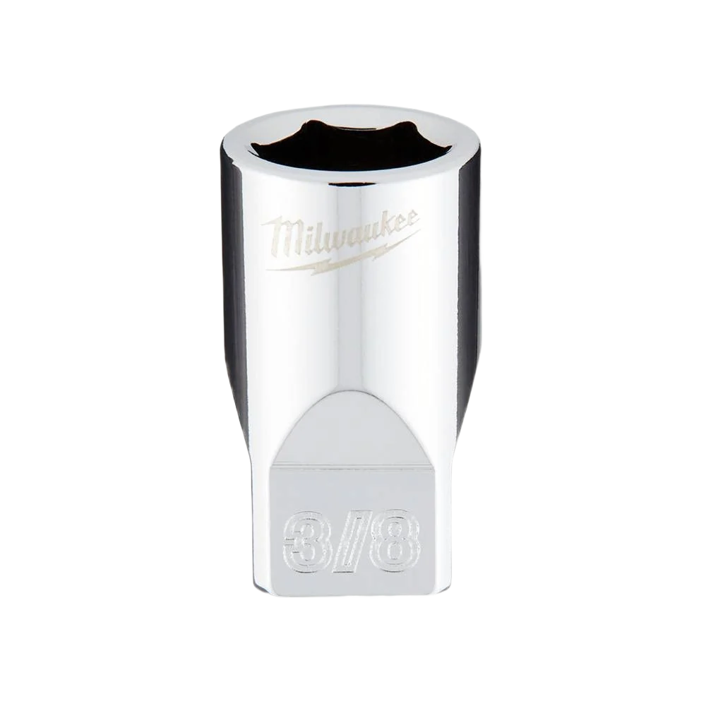 Trendy Milwaukee 1 4 Drive 3 8 6-Point Socket w FOUR FLAT™ Sides Minimalist