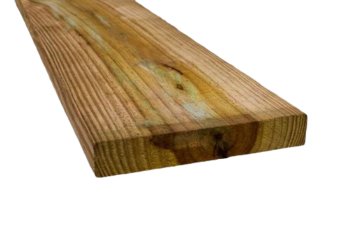 Traditional 2 x 10 in. x 12 ft. Treated Lumber - 1 Relaxed