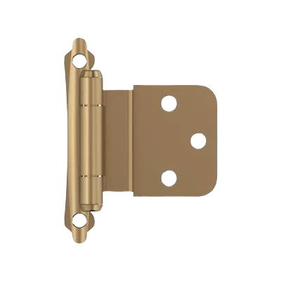 Premium Material Amerock 3 8 Inset Self-Closing Face Mount Champagne Bronze Cabinet Hinge Optimized