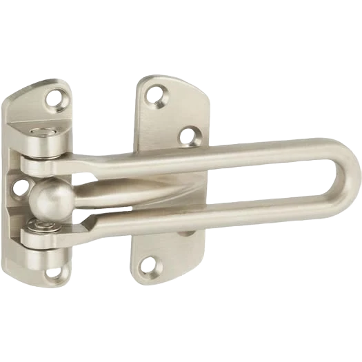 Soft National Hardware Satin Nickel Decorative Door Security Guard Long-Lasting