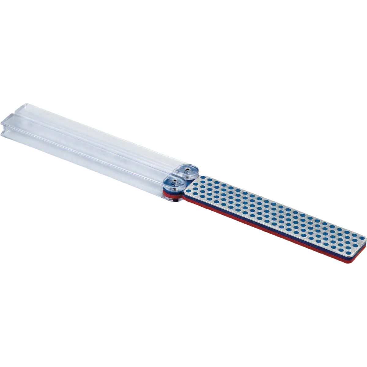 Expertly Made DMT Machine Tech Blue Fine Coarse Diamond Double-Sided Tool Sharpener Detailed